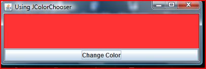 Java Color Chooser